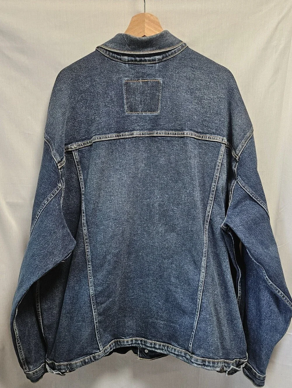 Levis Men's Dark Blue Denim Trucker Jacket - Classic Jean Jacket sz 4XL